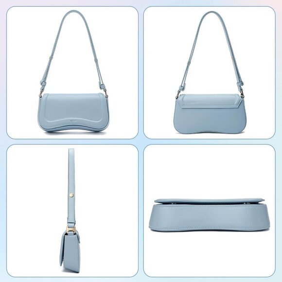 Small Shoulder Bag for women Trendy Crossbody Purse Waterproof Leather Handbags - Picture 5 of 6